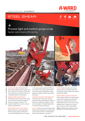 Stahl-Schrottscheren A-Ward AS400