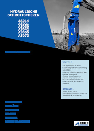 Stahl-Schrottscheren Arden AS042