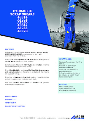 Stahl-Schrottscheren Arden AS042