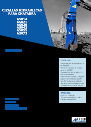 Stahl-Schrottscheren Arden AS042