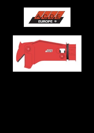 Stahl-Schrottscheren ACDE ATC40