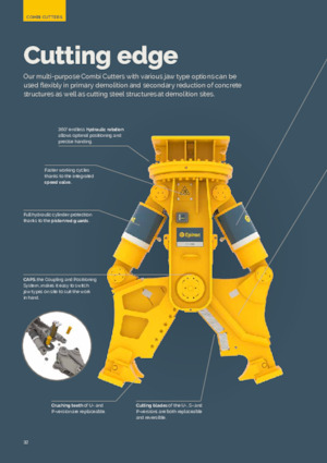 Stahl-Schrottscheren Epiroc CC 5000 S