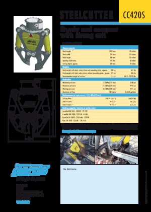 Stahl-Schrottscheren Darda CC420 S