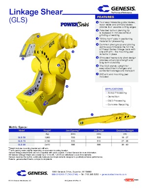 Stahl-Schrottscheren Genesis GLS 90