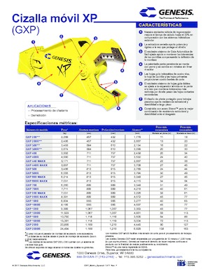 Stahl-Schrottscheren Genesis GXP 700R