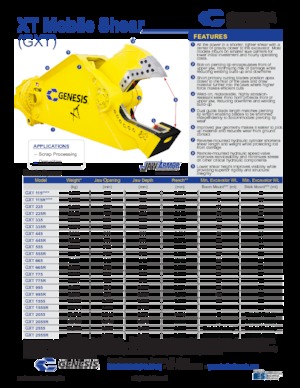Stahl-Schrottscheren Genesis GXT 1555R