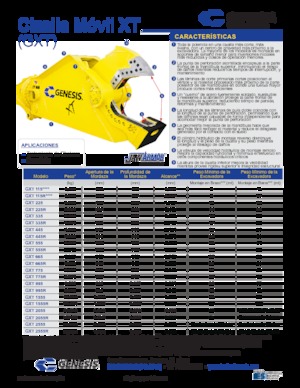 Stahl-Schrottscheren Genesis GXT 995R