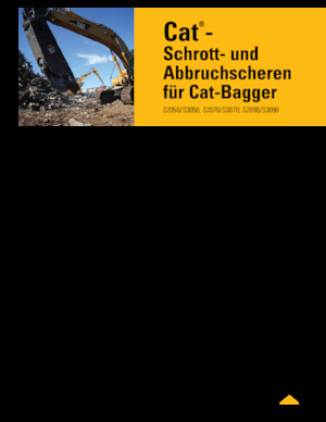 Stahl-Schrottscheren Caterpillar S2050