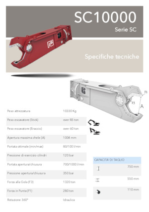 Stahl-Schrottscheren Promove SC 10000