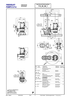 Abwasser-Schlammpumpen Faggiolati G 209 T3C3-L30AA0