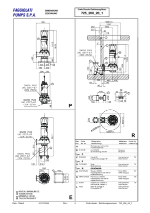 Abwasser-Schlammpumpen Faggiolati G 420 R2C2-T102AA2