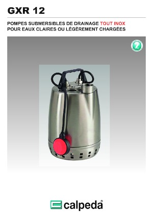 Abwasser-Schlammpumpen Calpeda GXR 12-18