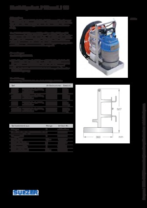 Abwasser-Schlammpumpen Sulzer J 15 D/KS