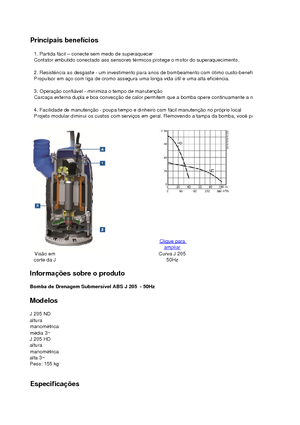 Abwasser-Schlammpumpen ABS-Pumpen J 205 ND