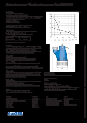 Abwasser-Schlammpumpen Sulzer J 405 ND