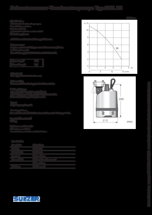 Abwasser-Schlammpumpen Sulzer J 5 W