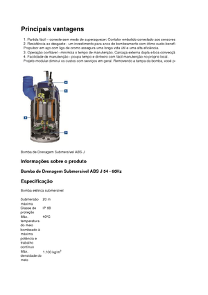 Abwasser-Schlammpumpen ABS-Pumpen J 54 HD direkt