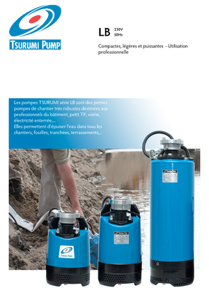 Abwasser-Schlammpumpen Tsurumi-Pumpen LB-1500