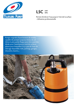Abwasser-Schlammpumpen Tsurumi-Pumpen LSC1.4S2