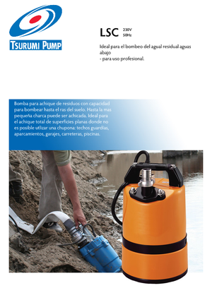 Abwasser-Schlammpumpen Tsurumi-Pumpen LSC1.4S2