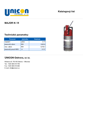 Abwasser-Schlammpumpen Grindex Major H