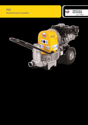 Abwasser-Schlammpumpen Wacker Neuson PDI 2A