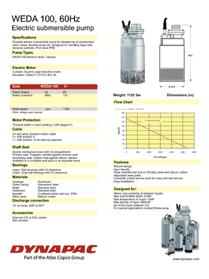 Abwasser-Schlammpumpen WEDA Weda 100