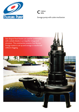 Schmutzwasserpumpen Tsurumi-Pumpen 80C21.5