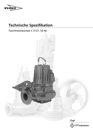 Schmutzwasserpumpen Flygt-Pumpen CS 3127 LR 430 EEx SL