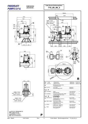 Schmutzwasserpumpen Faggiolati G 409 T6V2-M64AA0