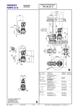 Schmutzwasserpumpen Faggiolati G 471 T6V2-L50AA0