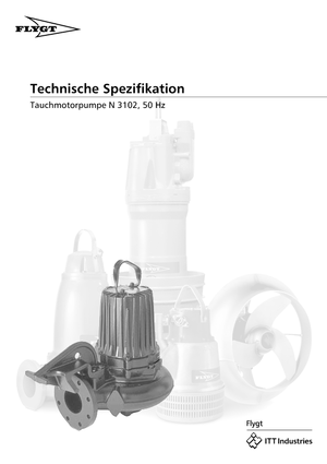 Schmutzwasserpumpen Flygt-Pumpen NS 3102 LR 461 EEx