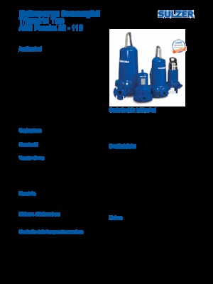 Schmutzwasserpumpen Sulzer Piranha S 17-2