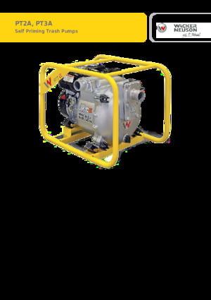 Schmutzwasserpumpen Wacker Neuson PT2A