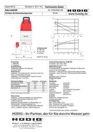 Schmutzwasserpumpen Grindex Salvador D