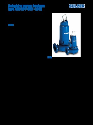 Schmutzwasserpumpen Sulzer XFP 150 G CB1.3