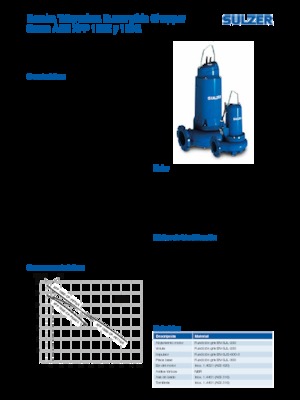 Schmutzwasserpumpen Sulzer XFP 150 G CP 2