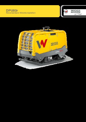 Rüttelplatten, reversibel Wacker Neuson DPU80r Lem 770