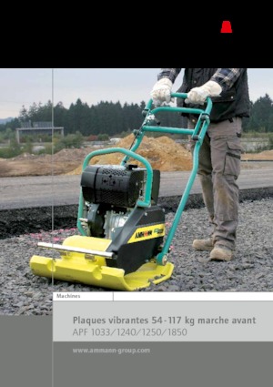 Rüttelplatten in einer Richtung Ammann APF 1240