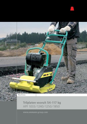 Rüttelplatten in einer Richtung Ammann APF 1240