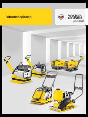 Rüttelplatten in einer Richtung Wacker Neuson VP 1550 A