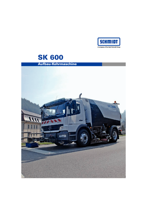LKW-Kehrmaschinen-Dual Schmidt SK 600 dual