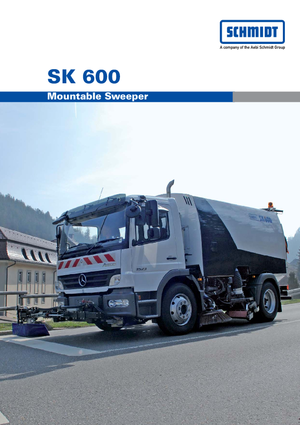 LKW-Kehrmaschinen-Dual Schmidt SK 600 dual