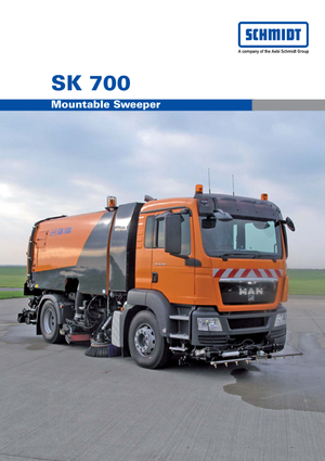 LKW-Kehrmaschinen-Dual Schmidt SK 700 dual