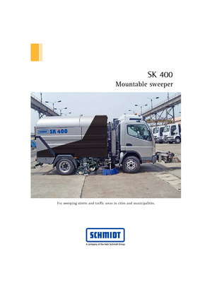 LKW-Kehrmaschinen-Rechtssaugend Schmidt SK 400