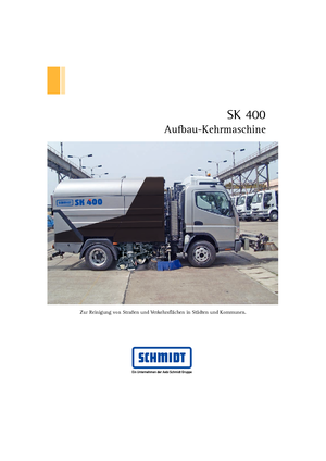 LKW-Kehrmaschinen-Rechtssaugend Schmidt SK 400