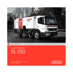 LKW-Kehrmaschinen-Rechtssaugend BROCK SL 200