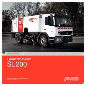 LKW-Kehrmaschinen-Rechtssaugend BROCK SL 200