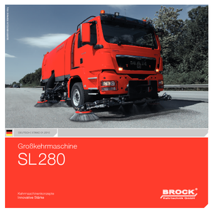 LKW-Kehrmaschinen-Rechtssaugend BROCK SL 280