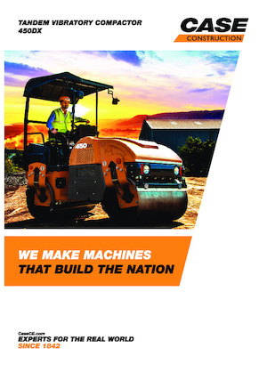 Tandem-Vibrowalzen Case 450DX